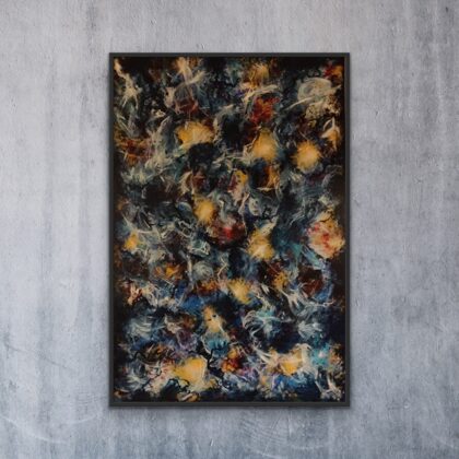 "Black Friday" 150x100 cm, akryl på lærred, 4200,00 kr.