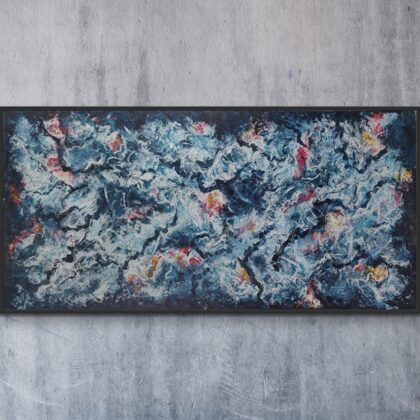 "Winter Heat" 195x95 cm, akryl på lærred. 5200,00 kr