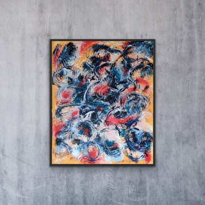 "Summer Splash" 125x95 cm, akryl på lærred. 3200,00 kr